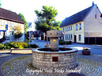 Brunnen auf Druidensteinplatz Trautenstein