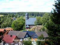 Blick zur Kirche vom Butterkopf Trautenstein