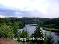 Blick ber die Rappbodevorsperre bei Trautenstein 